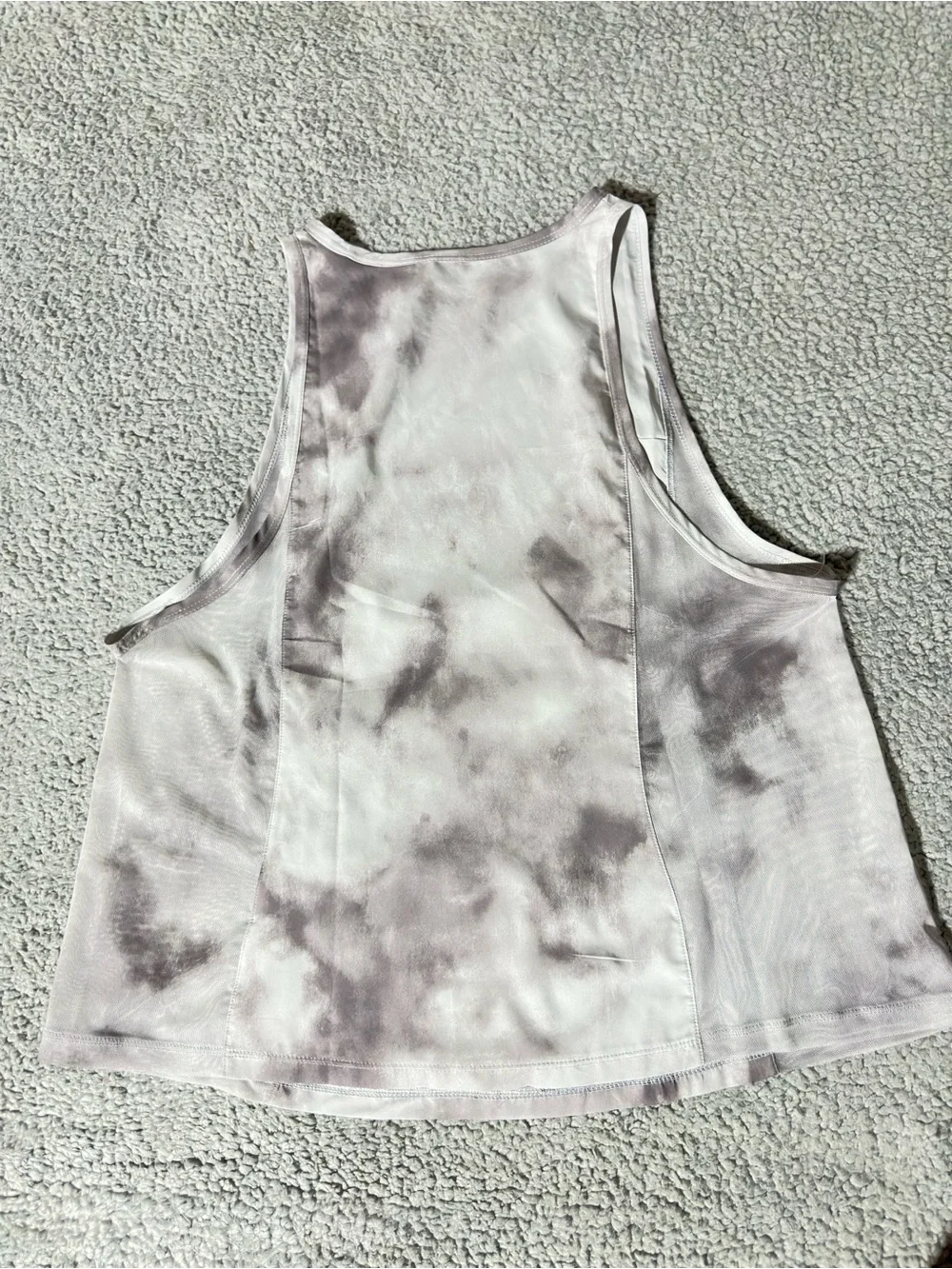 Nike Dri-FIT Tie Dye Cropped Tank Top Small Sleeveless Athletic Women’s Shirt